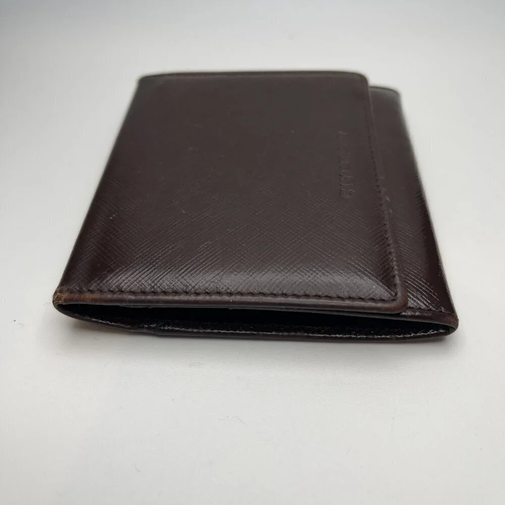 Givenchy Brown Leather Bifold Wallet with ID Pocket - Preowned